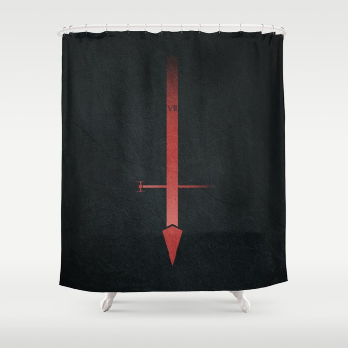 Sith Lightsaber Starwars Dark Side Shower Curtain By Youcoucou