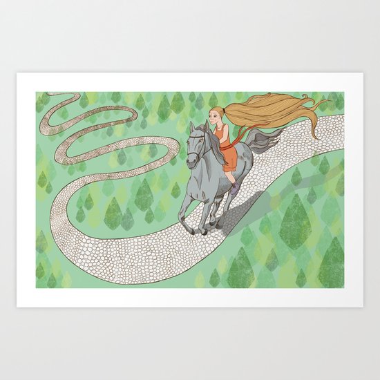 Beauty & The Beast Art Print