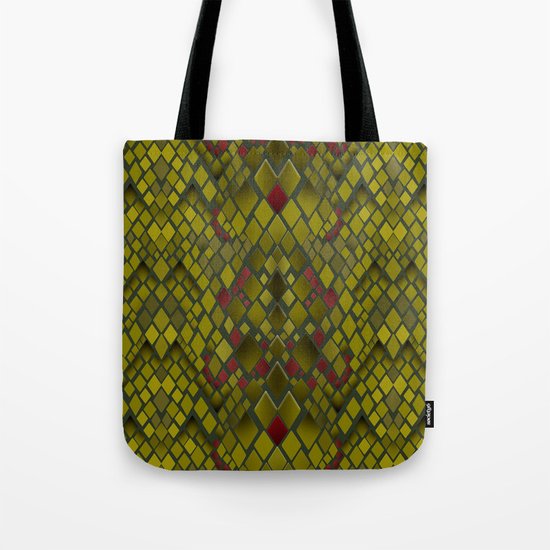 Snakeskin graphics. Tote Bag
