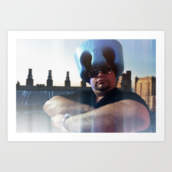Superheroes SF Art Print