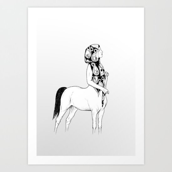 horses for courses I Art Print