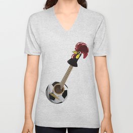 fado, soccer,and a cock from barcelos V Neck T Shirt