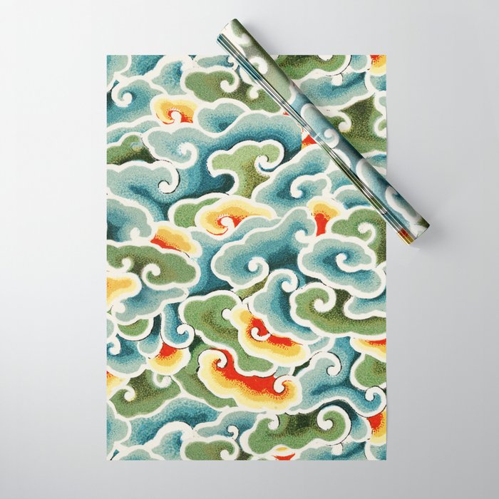 Chinese traditional cloud patternoriental background Wrapping Paper
