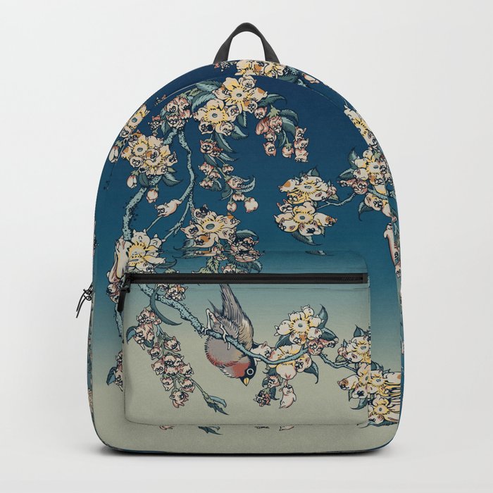 Bullfinch and French Bulldog Cherry Backpack