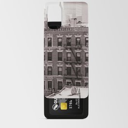 Views of Lower Manhattan | Sepia Travel Photography Android Card Case