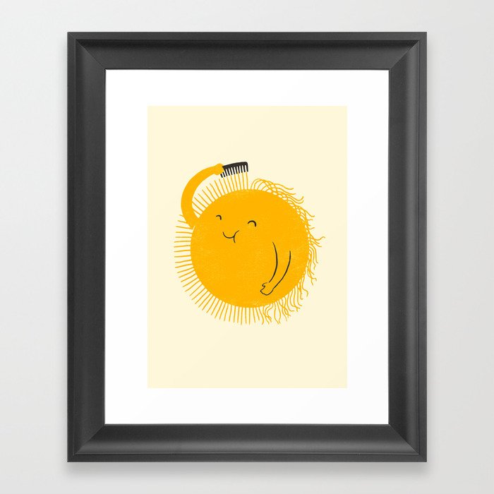 Here comes the sun Framed Art Print