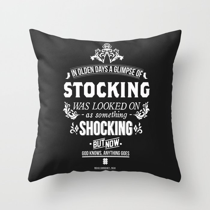 In olden days Throw Pillow