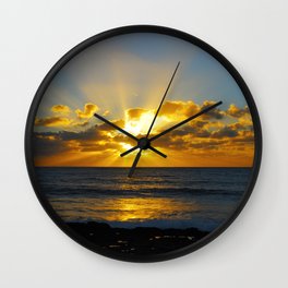 Hawaiian Sunset Wall Clock