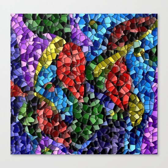 Pretty Patchwork Canvas Print
