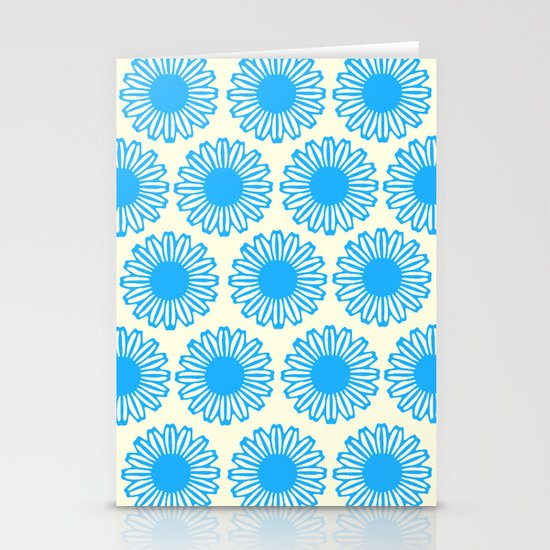 Vintage Flower_Turquoise Stationery Cards