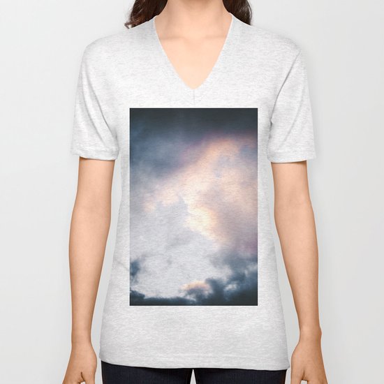 Creamy Clouds Unisex V-Neck