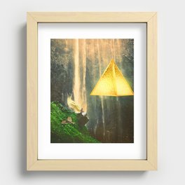 Light at Meditation Rock Recessed Framed Print