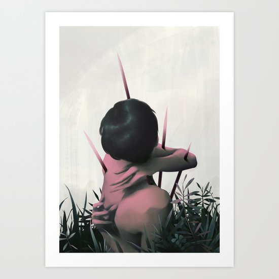 Between Rivers, Rilken No.6 Art Print