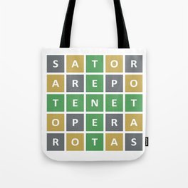 TENET Wordle Tote Bag