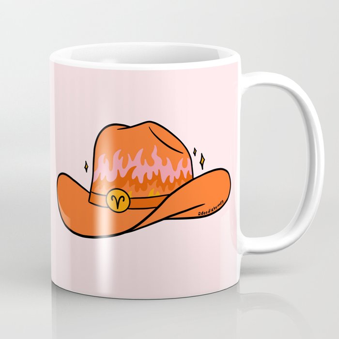 Aries Cowboy Hat Coffee Mug