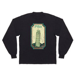 Pisa Italy, Leaning Tower Long Sleeve T-shirt