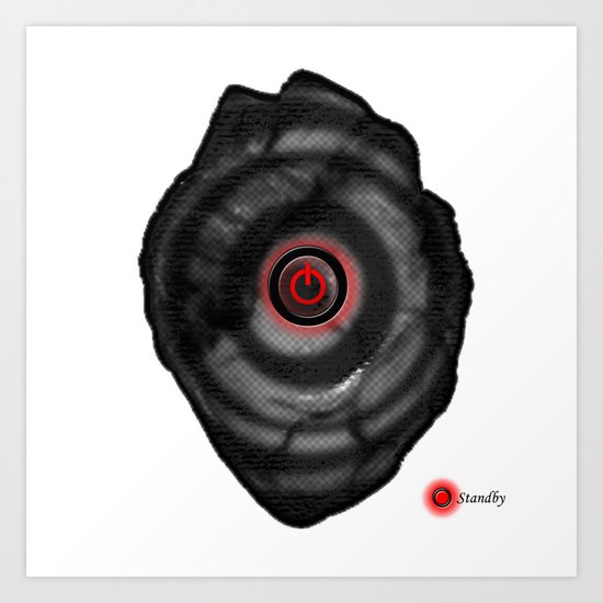 Power Off Art Print