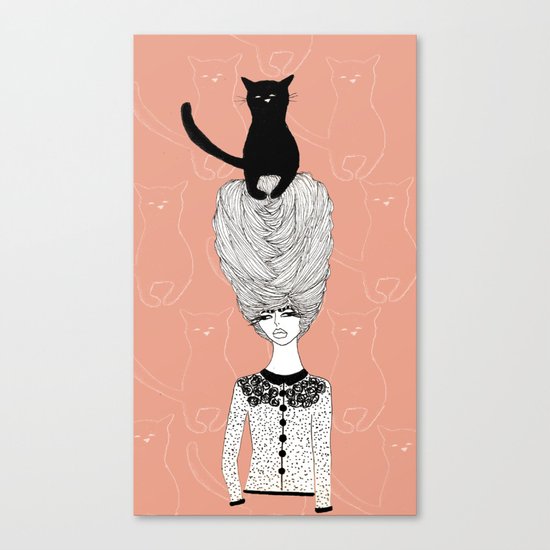 The Cat Lady Canvas Print