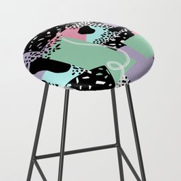 Bed of Black Speckles Bar Stool