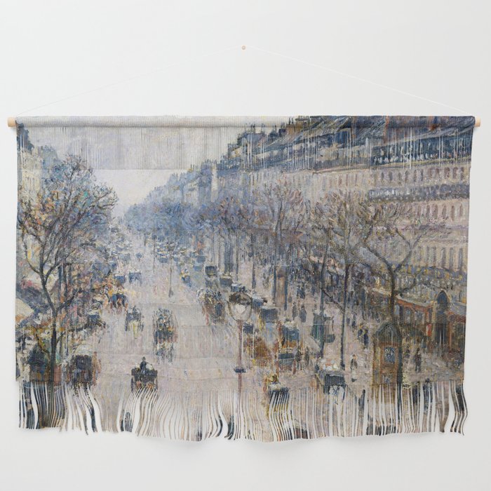 Camille Pissarro - Boulevard Montmartre on a Winter Morning Wall Hanging