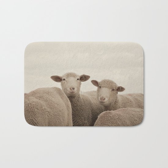 Smiling Sheep Bath Mat