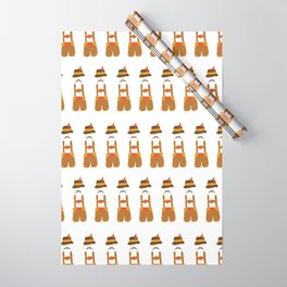 Oktoberfest guy on white Wrapping Paper