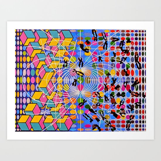 Simstim Art Print