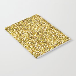 Gold Star Glitters Notebook