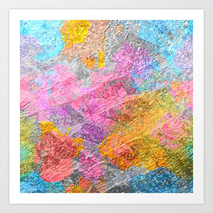 Abstract Colors 2 Art Print