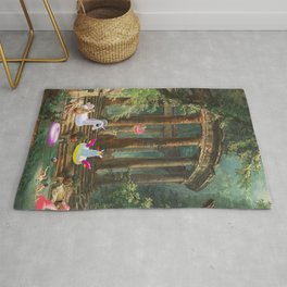 18th Century Pool Party Rug