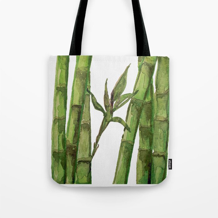 Bamboo - watercolor Tote Bag
