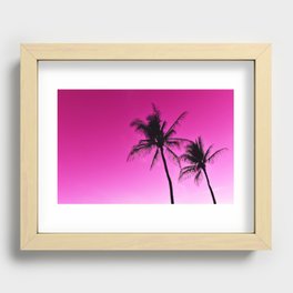 Pink Aloha Recessed Framed Print