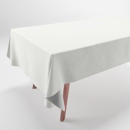 Pale Winter White Solid Color Pairs PPG Delicate White PPG1001-1 - All One Single Shade Hue Colour Tablecloth