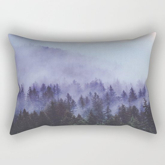 Purple Fog Rectangular Pillow