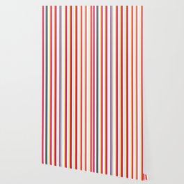 Colorful Stripes Barcode 80s Wallpaper