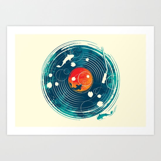 Sound of Water Art Print