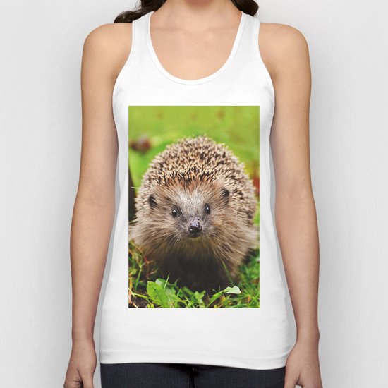 Cute Little Hedgehog Unisex Tank Top