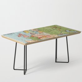 Old Europe map Coffee Table