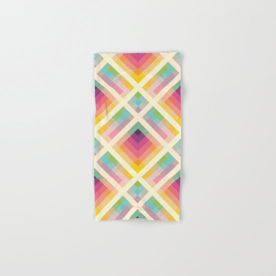 Retro Rainbow Hand & Bath Towel