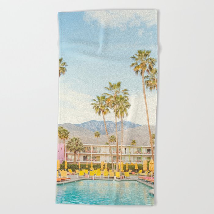 Palm Springs Pool Beach Towel