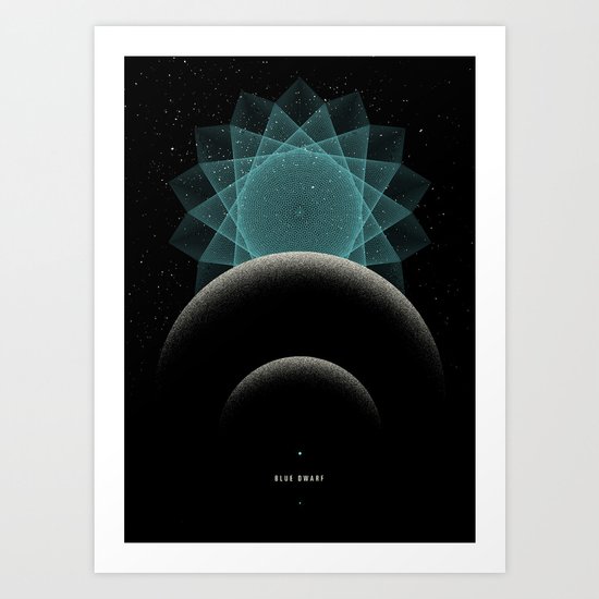 BLUE DWARF Art Print