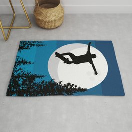 The perfect ollie trick Area & Throw Rug