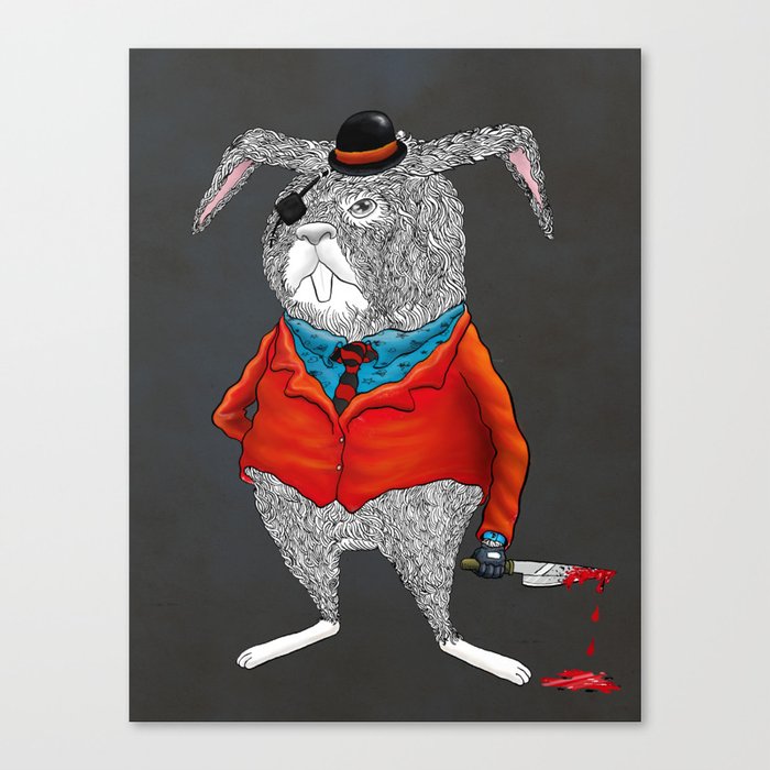 Rabbit Mafia Canvas Print