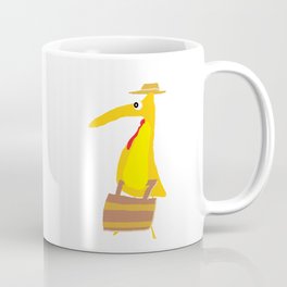 Busy Bird Coffee Mug | Birds, Salek, Busy, Working, Coolbird, Microsoftpaint, Relax, Graphicdesign, Arturosalek, Hat 