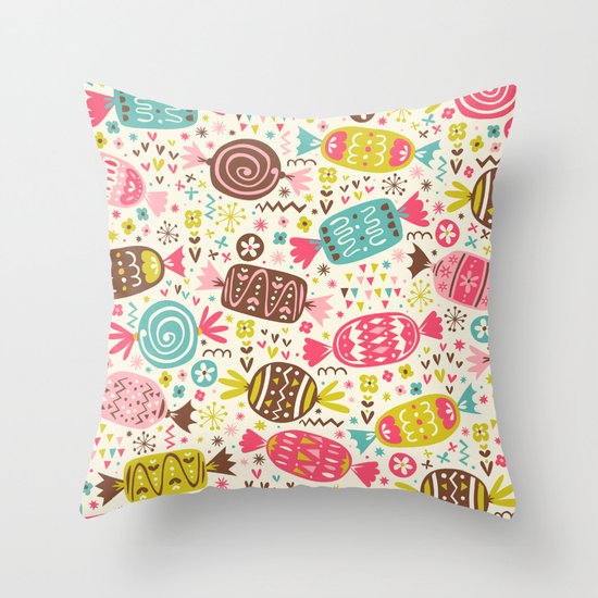 Sweeties Throw Pillow