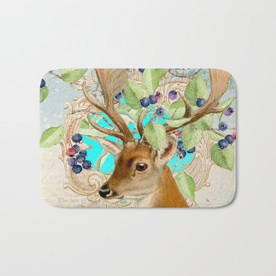 Winter animal #11 Bath Mat