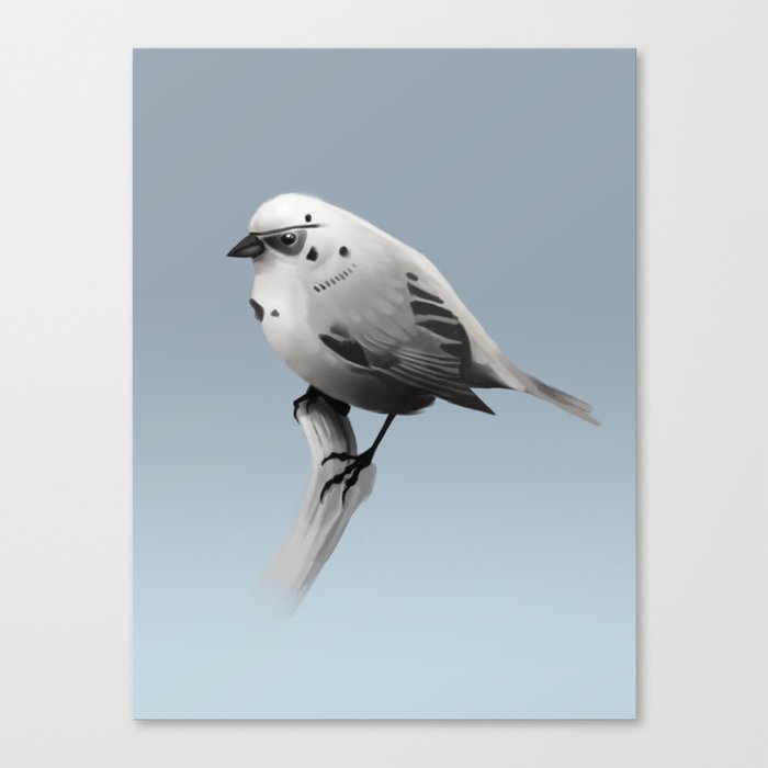Bird Trooper Canvas Print
