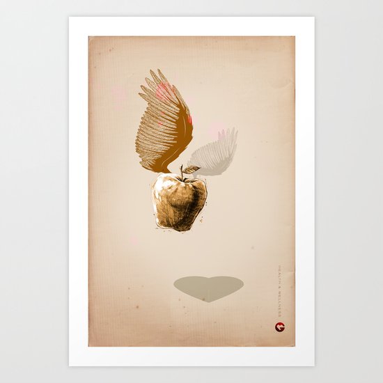 Glue Network Print Series "Health & Wellness" Art Print