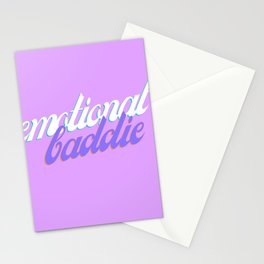 Emotional Baddie (Lavender) Stationery Card