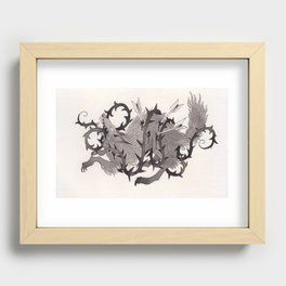 Bad Day Recessed Framed Print